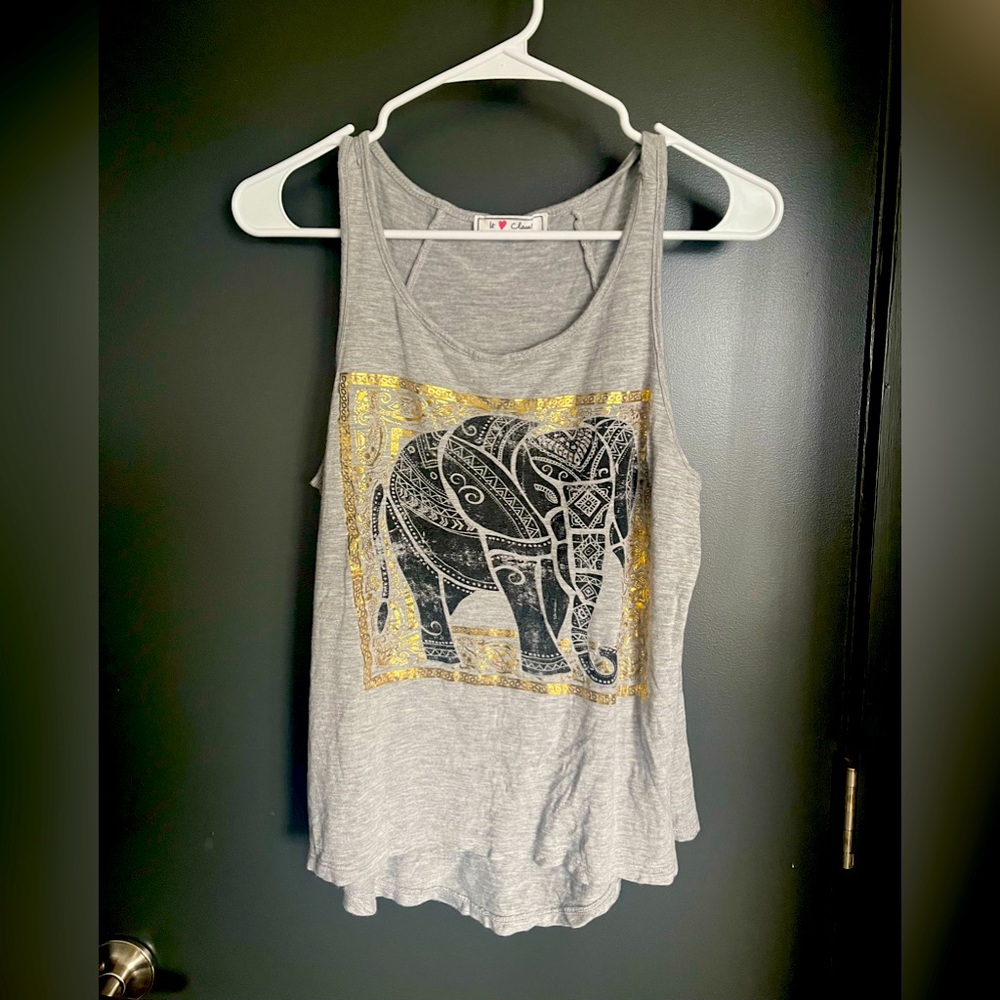 Loose fit cotton tank